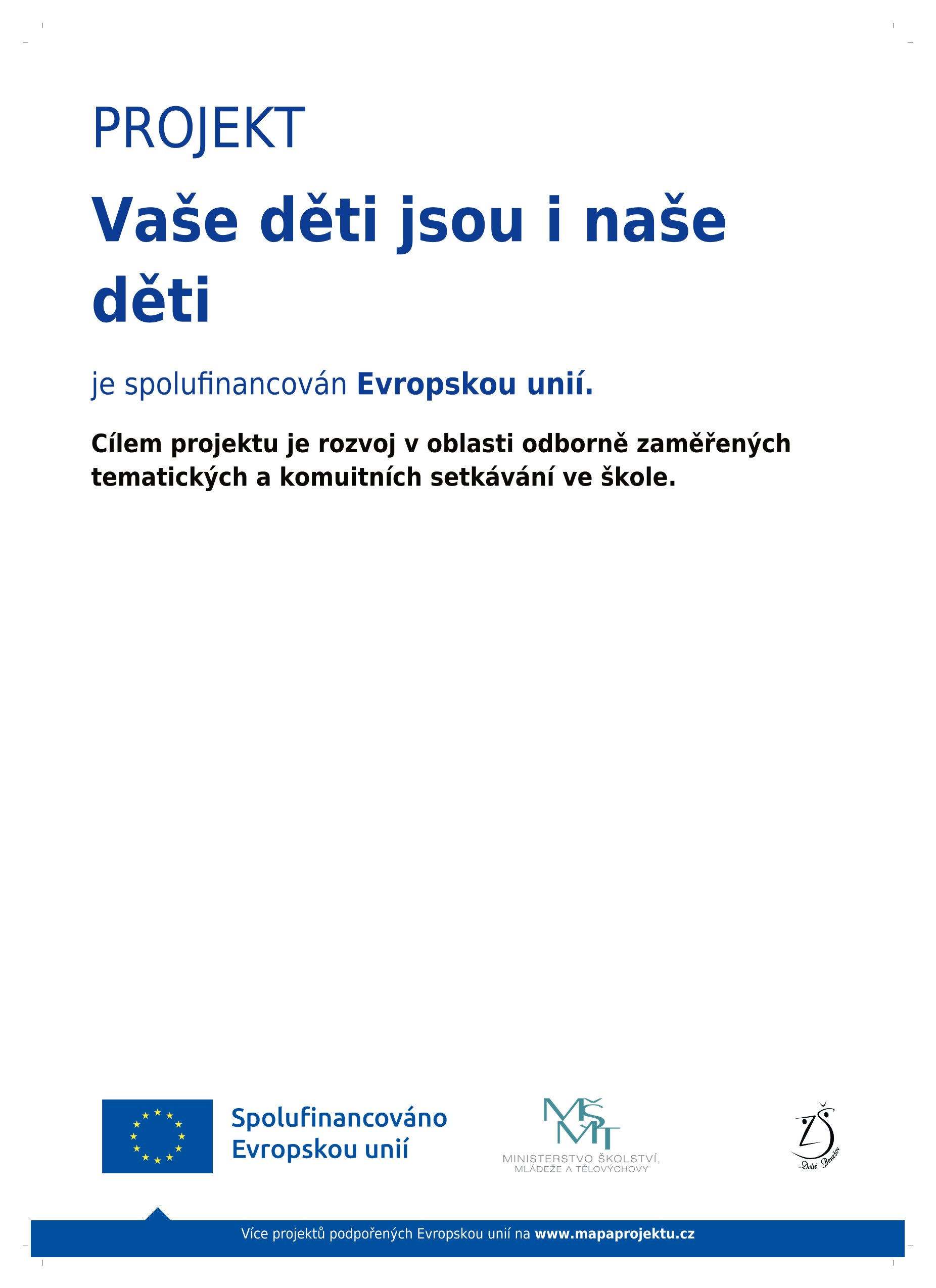 Komunitní setkávání - Operační program Jan Amos Komenský